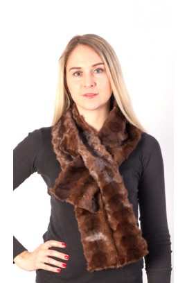 Mink fur scarf - mink fur remnants